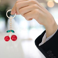 3шт 3 стиля брелок из вишневого сплава с эмалью&nbsp;KEYC-CP0001-39