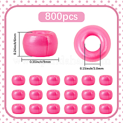 800cs пластиковые перламутровые бусины KY-SP0001-53C