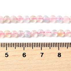 Природные морганит нитей бисера G-C179-A4mm-10