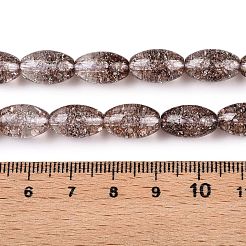 Прозрачные треск стекла бисер нитей GLAA-S192-B-010B