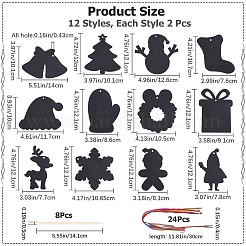 Рождественская тема радуга скретч живопись художественная бумага FIND-WH0135-13