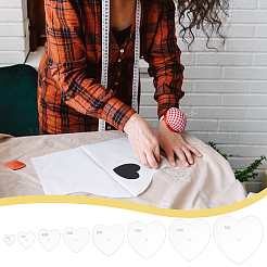 8 шт. 8 стиля акриловых листов DIY-WH0622-148A