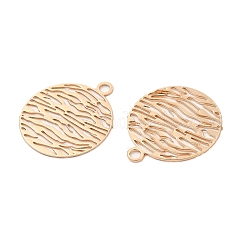 Долговечные филигранные подвески из латуни с покрытием&nbsp;KK-K336-24KCG