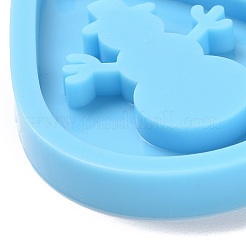 Слезинка своими руками с подвесками снеговик силиконовые формочки&nbsp;DIY-D060-28