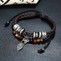 Плетеный шнур из искусственной кожи OCOR-WH0101-27