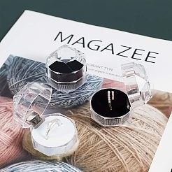 Прозрачные пластиковые кольца OBOX-CA0001-001B