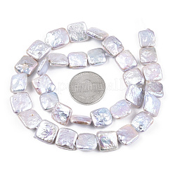 Нити бусин из натурального зернистого жемчуга кеши в стиле барокко PEAR-S020-K09