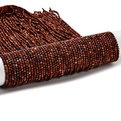 Натуральные красные яшмы бусы пряди G-RM2025-19-2mm