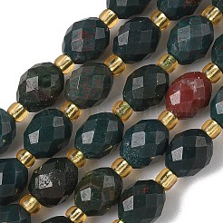 Природного индийского агата бисер нитей G-F809-A08-01A