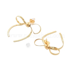 Серьги-гвоздики из нержавеющей стали 304&nbsp;EJEW-S226-04G-03