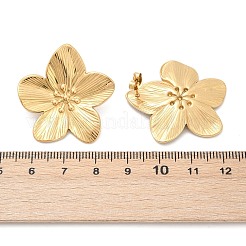 Серьги-гвоздики из нержавеющей стали 304 STAS-L024-004G-02