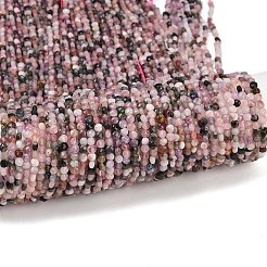 Натуральный сливовый цвет турмалиновый бисер пряди G-RM2025-A29