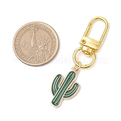 Эмалевые подвесные украшения из сплава кактуса&nbsp;HJEW-JM02887