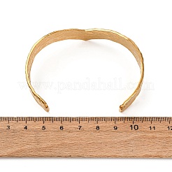 Летние браслеты-манжеты из нержавеющей стали 304 для женщин и мужчин BJEW-F511-02G