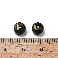 Покрытие непрозрачных акриловых бусин OACR-R005-03F