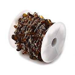 Цепочки из стеклянных бусин ручной работы CHC-F020-07G-01