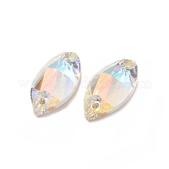 Форма глаза лошади пришить на стразах GLAA-A024-03C-001LA