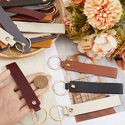 6 цвет брелок из искусственной кожи&nbsp;KEYC-SC0001-26