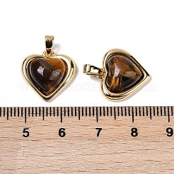 Латунь с подвесками из тигрового глаза&nbsp;KK-Q030-19G