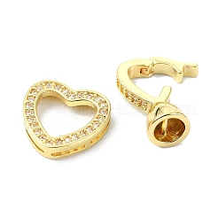 Стойка покрытие латунь проложить прозрачный кубический цирконий застегнуть застежки KK-M282-46G