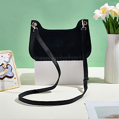 1 шт. регулируемых ремней для сумки из искусственной кожи черного цвета&nbsp;AJEW-CL0002-19P