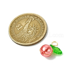 Круглые подвески из перламутрового стекла PALLOY-JF03386-01