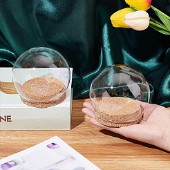 2 комплект купольной крышки из боросиликатного стекла DJEW-NB0001-19