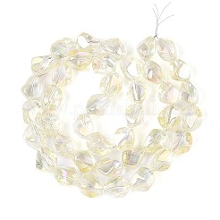 Гальванизируйте прозрачное стекло бисер нитей&nbsp;EGLA-N017-02B