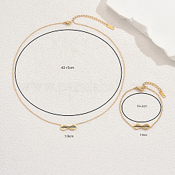 Браслеты и ожерелья из нержавеющей стали со стразами в виде бесконечности для женщин FF0188