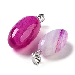 Подвески окрашенные натуральным агатом&nbsp;G-Q016-03E