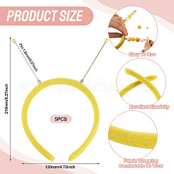 Тканевые и пластиковые резинки для волос OHAR-TAC0020-01C