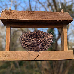 Джутовый шпагат имитация птичьего гнезда&nbsp;AJEW-WH20121-14C