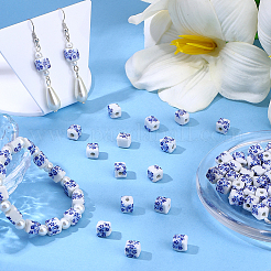 Фарфоровые бусины ручной работы&nbsp;PORC-SC0001-32A