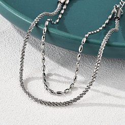 Многорядные браслеты из нержавеющей стали 304&nbsp;LS-BJEW-Q051-03P