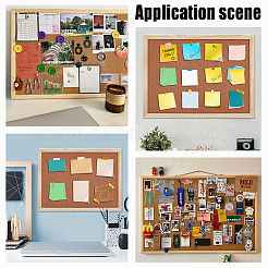 4 шт. прямоугольная пробковая доска для объявлений&nbsp;AJEW-GO0002-70