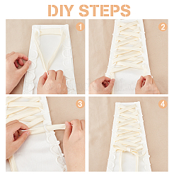 Атласный шнур из полиэстера OCOR-WH0082-88