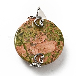 Природные подвески Unakite G-D473-04P-02