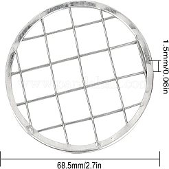 30 шт. вставка для крышки из жести с квадратными сетками&nbsp;FIND-GF0001-84