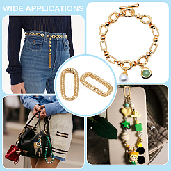 8 шт. латунные пружинные кольца-затворы KK-ME0003-20