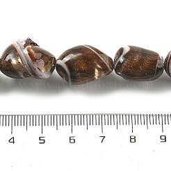 Окрашенные нити натуральных бусин-ракушек трохуса BSHE-Z006-02E