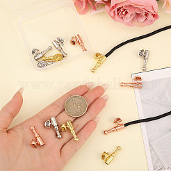 12 шт. 3-цветная фурнитура для броши из сплава FIND-CA0009-91