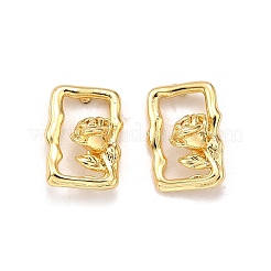 Латунь серьги&nbsp;EJEW-G432-01G