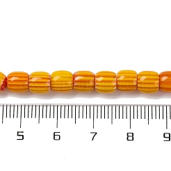 Бусы лэмпворк ручной работы LAMP-K041-01A-17