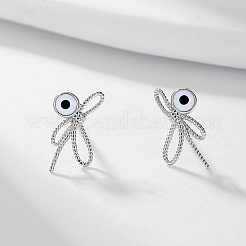 925 серебряная серьга-гвоздик в виде стрекозы для женщин на каждый день в отпуске WJ6247-2