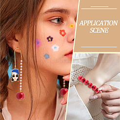 300 шт. плоские круглые бусины из клена WOOD-PA0001-04