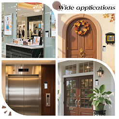 Акриловый уличный держатель брошюр&nbsp;AJEW-WH0077-047B