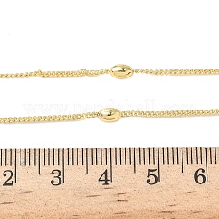 Ожерелья из латунной витой цепочки толщиной 1.5 мм для женщин и мужчин NJEW-F350-04G