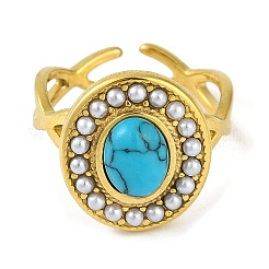 Ионное покрытие (ip) 304 нержавеющая сталь открытые кольца ciff RJEW-H238-01G