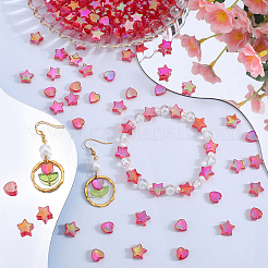 800шт 2 стиля экологически чистые прозрачные акриловые бусины&nbsp;TACR-SP0001-01F