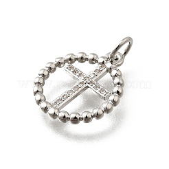 Латунные микро проложить кубического циркония подвески KK-P295-26P